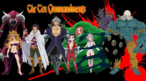 ten commandments seven deadly sins members